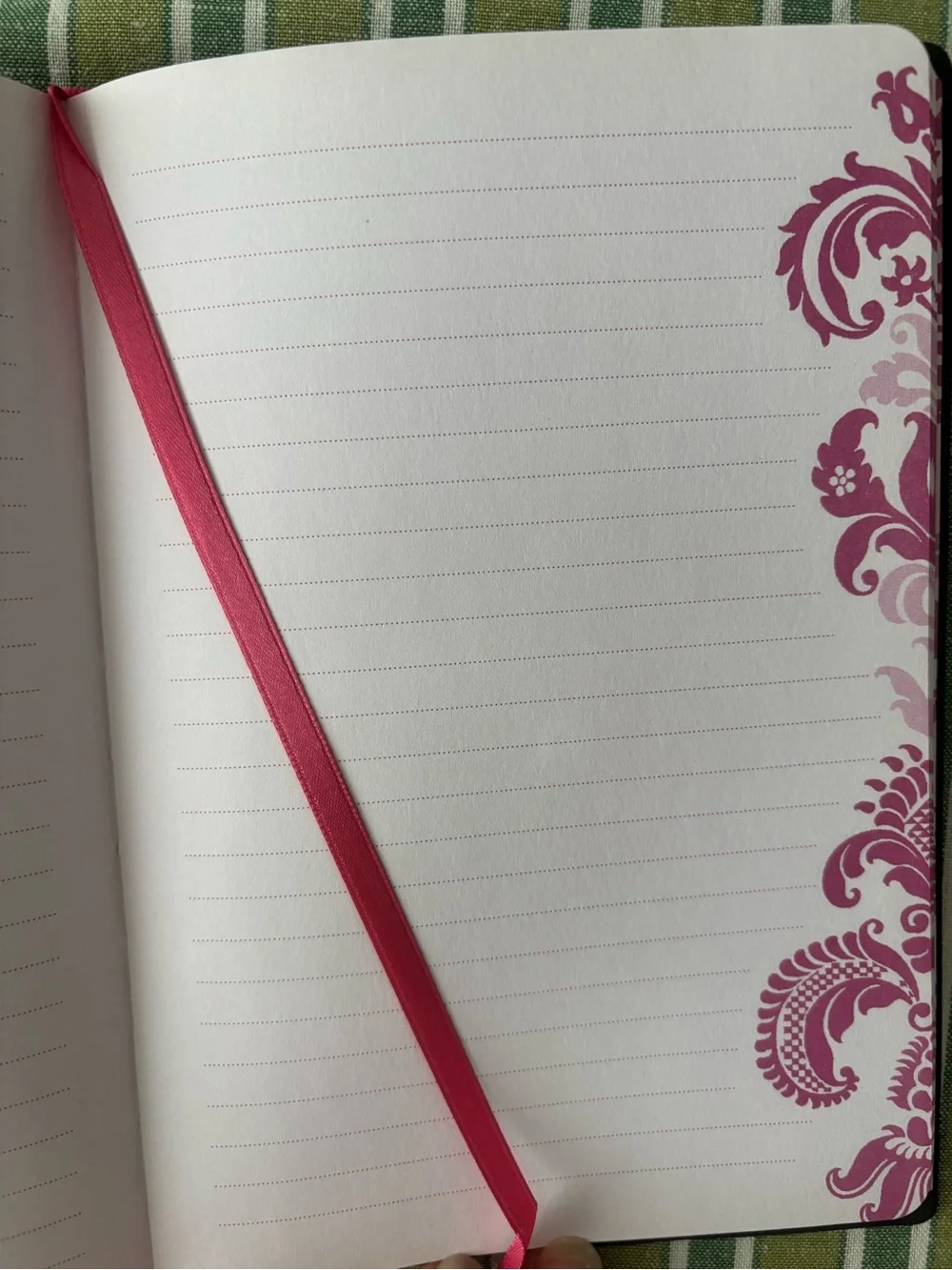 Gibson Pink Floral Embossed Notebook